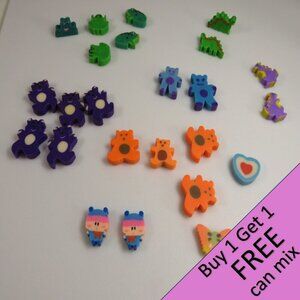 Easter Egg Filler: Small Erasers (24 items) Bears, Frogs etc.